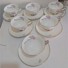 Bone China Cup & Saucer Set with Gold Stand — view 2 — Kenya · WIMU Kitchen