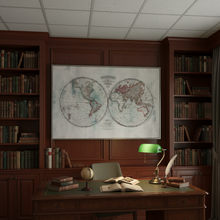 World Map Oil Painting — Kenya · WIMU Kitchen