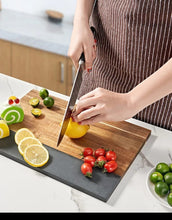 Acacia wood cutting and charcuterie board with marble stitch inlay | WIMU Kitchen Kenya — Kenya · WIMU Kitchen