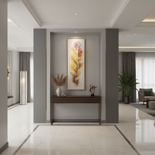 Yellow Feather Style Oil Painting 80x120cm — Kenya · WIMU Kitchen