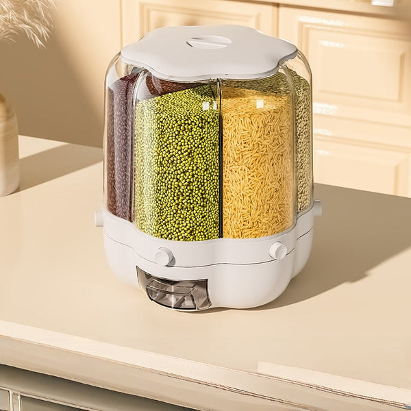 6.5kg 360° Rotating 6-Grid Dry Food Dispenser — WIMU Kitchen Nairobi — Kenya · WIMU Kitchen Nairobi