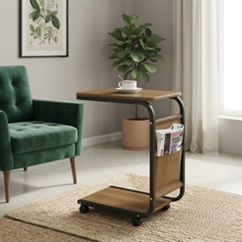 2-Tier Trolley Side Table with Storage Pocket – Compact Sofa & Bedside Cart — WIMU Kitchen Nairobi — Kenya · WIMU Kitchen