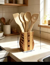 Cook, Stir, Serve in Style: 6-Piece Bamboo Utensil Set — Kenya · WIMU Kitchen