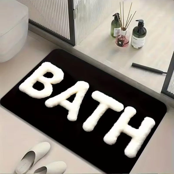 Black Absorbent Diatom Bathroom Mat — WIMU Kitchen Nairobi — Kenya · WIMU Kitchen Nairobi