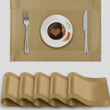 Woven Rectangular Table Mats, Set of 6, 44.5 x 30cm — view 5 — Kenya · WIMU Kitchen
