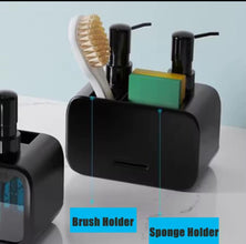 Hand & Dish Soap Dispenser Set with Sponge — Kenya · WIMU Kitchen