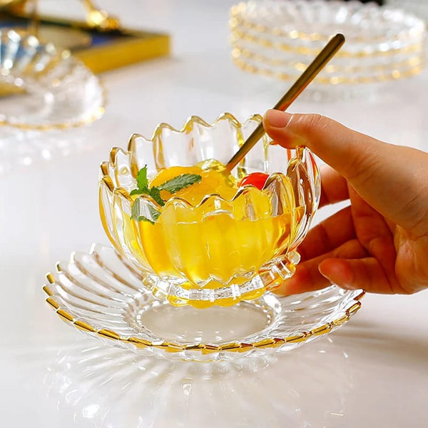 European Flower Glass Dessert & Fruit Bowl — WIMU Kitchen Nairobi — Kenya · WIMU Kitchen Nairobi
