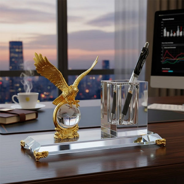 Globe Desktop Gift With Crystal Pen Holder — Kenya · WIMU Kitchen Nairobi