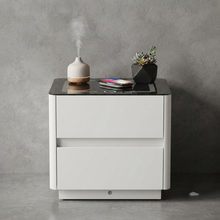 BS 10 Smart Two Drawer Nightstand with Charging Features — view 2 — Kenya · WIMU Kitchen