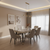 6 Seater Marble Top Dining Table Set 1517 - Gold Trim Table with 6 Quilted Chairs — WIMU Kitchen Nairobi