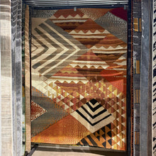Isla Terracotta Tribal Patchwork Rug 160x230/200x290 — view 3 — Kenya · WIMU Kitchen
