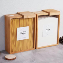 Bamboo Lid Cereal Storage Container — WIMU Kitchen Nairobi — Kenya · WIMU Kitchen