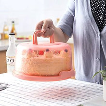 10 Inch Round Plastic Cake Carrier with Cover — view 2 — Kenya · WIMU Kitchen