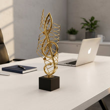 Golden Metal Musical Note Trophy – 40cm Treble Clef Sculpture With Black Base — WIMU Kitchen Nairobi — Kenya · WIMU Kitchen