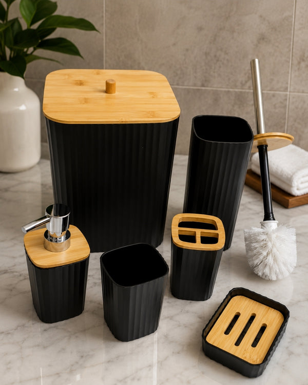 6 in 1 BATHROOM ACCESSORIES SET (SQUARE) — Kenya · WIMU Kitchen Nairobi