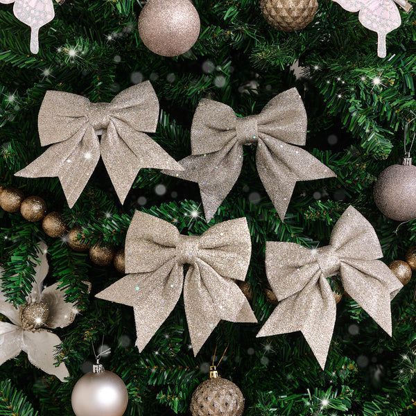 Christmas Tree Decorating Bows 25 x 30cm, 3 Pack in White, Silver, Red or Pink — WIMU Kitchen Nairobi — Kenya · WIMU Kitchen Nairobi