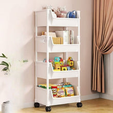 4-Layer Trolley Storage Rack in White, Slim Rolling Design — WIMU Kitchen Nairobi — Kenya · WIMU Kitchen