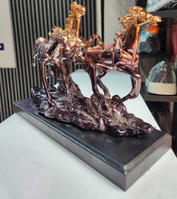 Resin Black Gold Running Horse Decorative Sculpture — Kenya · WIMU Kitchen
