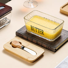 Glass Butter Dish with Bamboo Lid & Knife — WIMU Kitchen Nairobi — Kenya · WIMU Kitchen