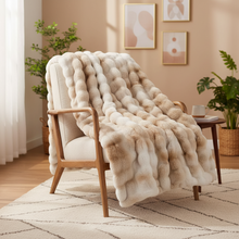 Luxury Faux Fur Throw Blanket – Soft Plush 200×230cm Bed & Sofa Throw — WIMU Kitchen Nairobi — Kenya · WIMU Kitchen