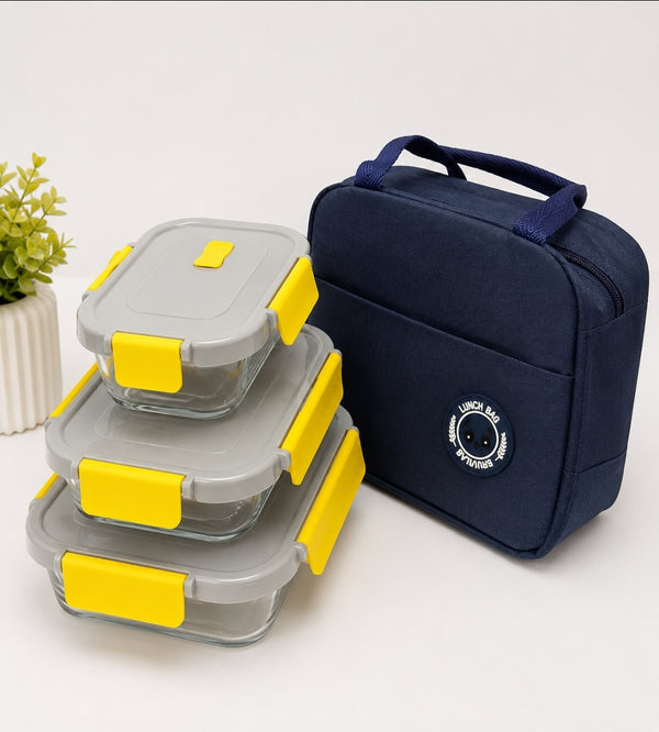 Glass Snack Box with Insulated Lunch Bag — Kenya · WIMU Kitchen Nairobi