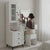 Makeup Dressing Table with Large Mirror and Storage Drawers, Wooden Build — WIMU Kitchen Nairobi