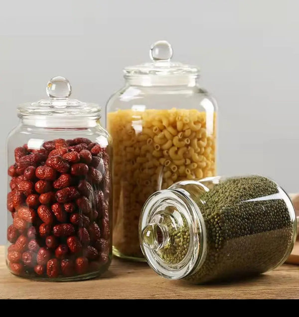 Acrylic Storage Jars with Airtight Knob Lids - Clear Shatter-Resistant Jars in 1.5L, 3.2L and 6L — WIMU Kitchen Nairobi — Kenya · WIMU Kitchen Nairobi