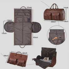 2-in-1 Convertible Garment Duffel Bag – Travel Suit Carrier (Black or Brown) — WIMU Kitchen Nairobi — Kenya · WIMU Kitchen
