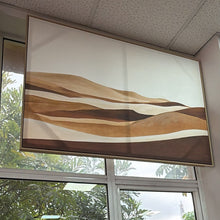 Framed Hilly Lines Printed Oil Painting Wall Art — Kenya · WIMU Kitchen