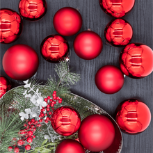 24 Piece 8cm Red Christmas Baubles - Nairobi — view 2 — Kenya · WIMU Kitchen