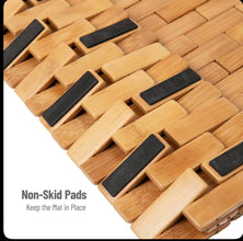 Bamboo Wood Bath Mat 60 x 90cm - Slatted Duckboard Mat for Bathroom or Kitchen — WIMU Kitchen Nairobi — Kenya · WIMU Kitchen