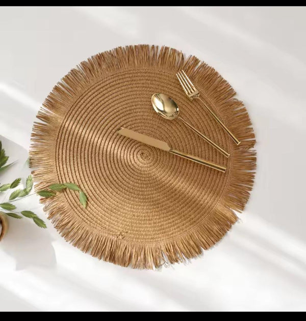 Rattan table mat — Kenya · WIMU Kitchen Nairobi