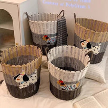 Rattan Laundry & Storage Basket 35 x 30 x 25cm — view 4 — Kenya · WIMU Kitchen