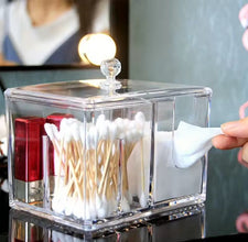 Acrylic Cotton Swab and Beauty Organiser with Multiple Compartments — WIMU Kitchen Nairobi — Kenya · WIMU Kitchen