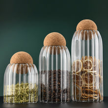 3pcs Glass Spice Jar Set with Bamboo cork Lid — Kenya · WIMU Kitchen