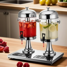 Stainless Steel Double Bowls Juice Dispenser — Kenya · WIMU Kitchen