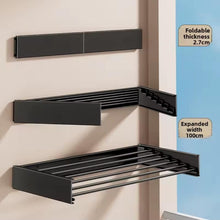 Invisible Folding Wall Mounted Clothes Drying Rack 100cm - Retractable Laundry Rack — WIMU Kitchen Nairobi — Kenya · WIMU Kitchen