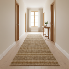 Timeless Tribal Stripe Boho Runner, Bound Edges — view 2 — Kenya · WIMU Kitchen