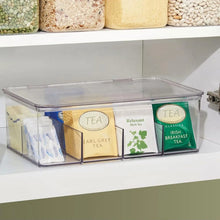 Acrylic Tea Bag Organizer with Cover & Divider Compartments — WIMU Kitchen Nairobi — Kenya · WIMU Kitchen