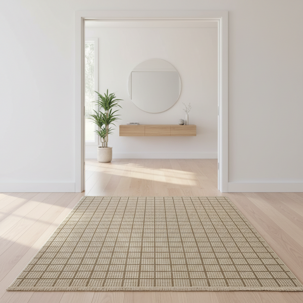 Vedantu Grid Pattern Carpet Rug — Kenya · WIMU Kitchen Nairobi