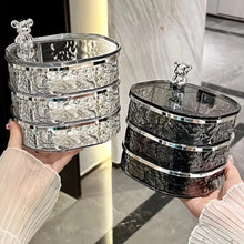 Rotating Acrylic Jewellery Organiser – 360° Makeup & Jewellery Storage Display — WIMU Kitchen Nairobi — Kenya · WIMU Kitchen