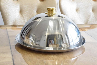 Stainless Dome Plate Cover (view 6) — Kenya · WIMU Kitchen