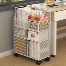 Compact Mobile Book Trolley with Wheels - Black Wire Mesh Rolling Cart — WIMU Kitchen Nairobi — Kenya · WIMU Kitchen