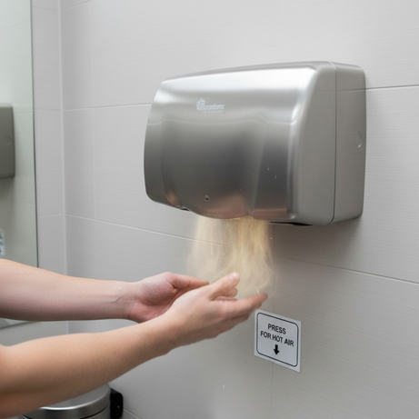 Ramtons Stainless Steel Hand Dryer Touch Free Fast Drying – RM/698 — Kenya · WIMU Kitchen Nairobi