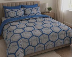 6 x 6 Binded Duvet Set with Sheets & Pillowcases — view 6 — Kenya · WIMU Kitchen