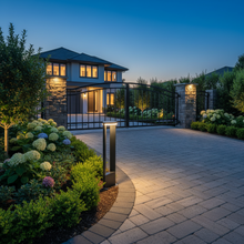 U Shape LED Bollard Light 12W - IP64 Aluminium Architectural Bollard 160 x 120mm LL 22BL-62-06-BK-WW — WIMU Kitchen Nairobi — Kenya · WIMU Kitchen