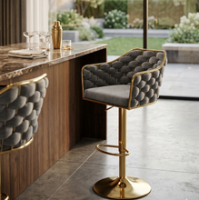 Bar Stools with Gold Details — Kenya · WIMU Kitchen