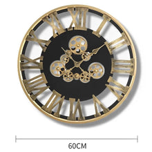 60cm Vintage Gear Clock — Kenya · WIMU Kitchen