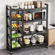 Strong Metallic Kitchen Rack with Movable & Lockable Wheels — WIMU Kitchen Nairobi — Kenya · WIMU Kitchen