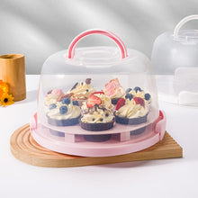 10 Inch Round Plastic Cake Carrier with Cover — view 3 — Kenya · WIMU Kitchen
